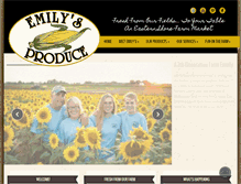 Tablet Screenshot of emilysproduce.com